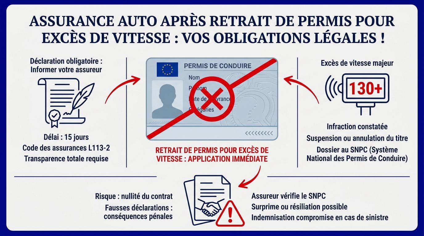 Conducteur consultant les documents de son assurance auto après un retrait de permis