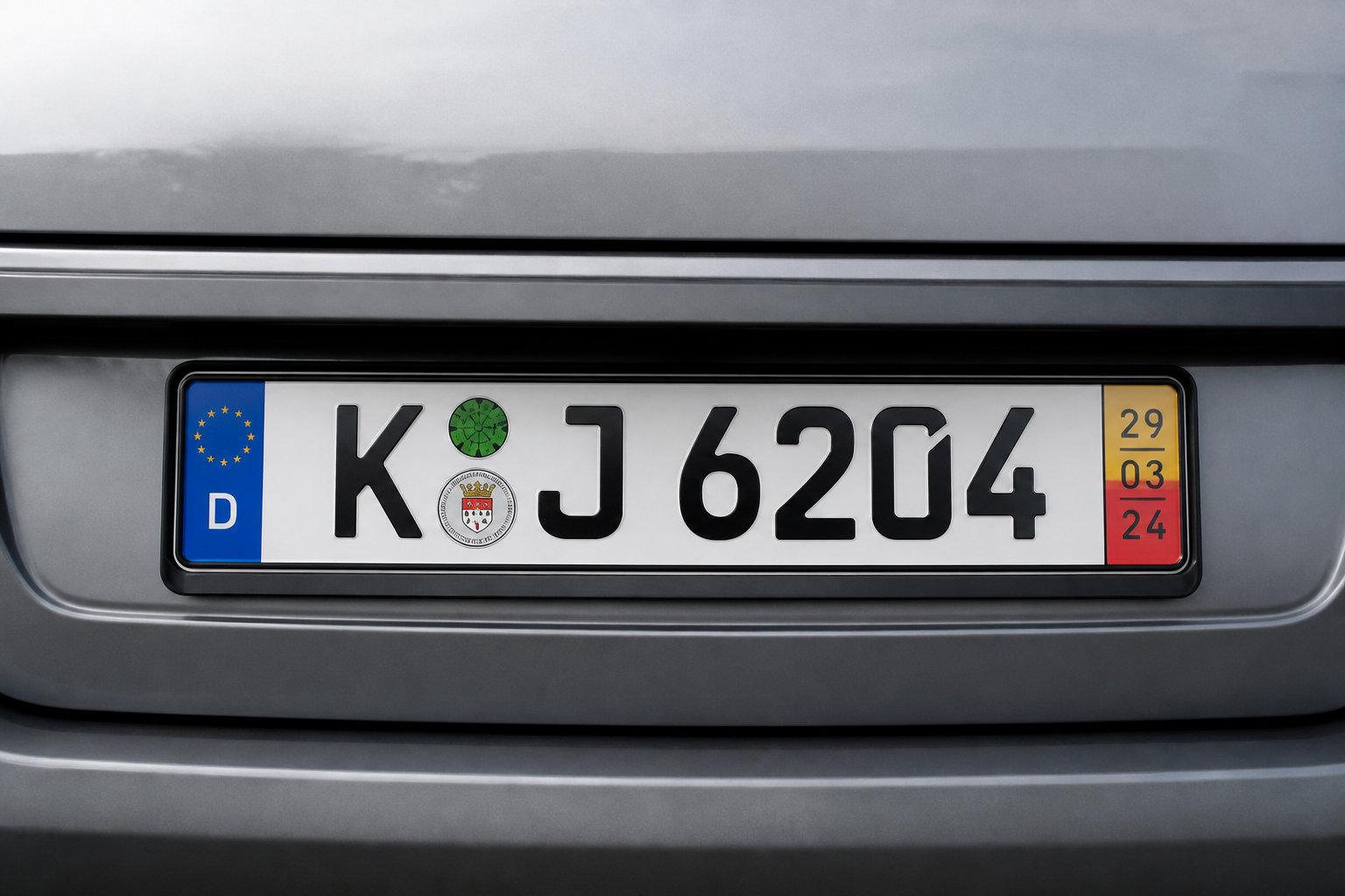 Le choix des plaques pour rapatrier votre véhicule allemand