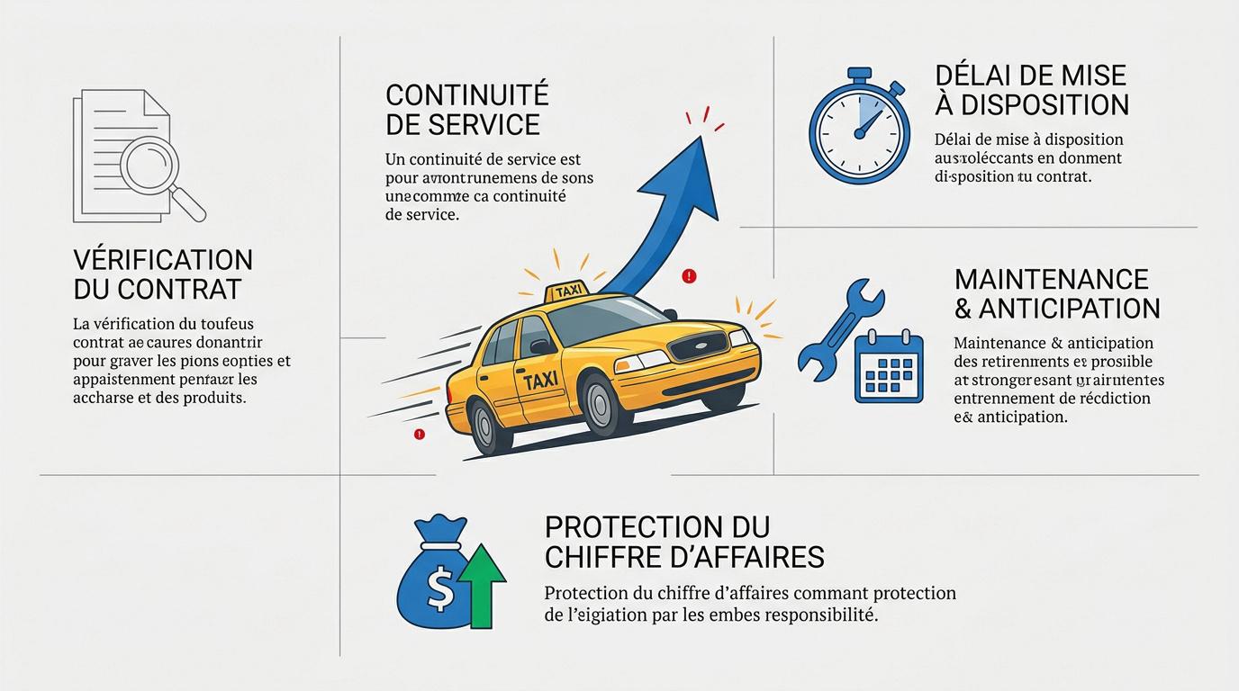 Analyse des services de taxi et optimisation de la flotte relais