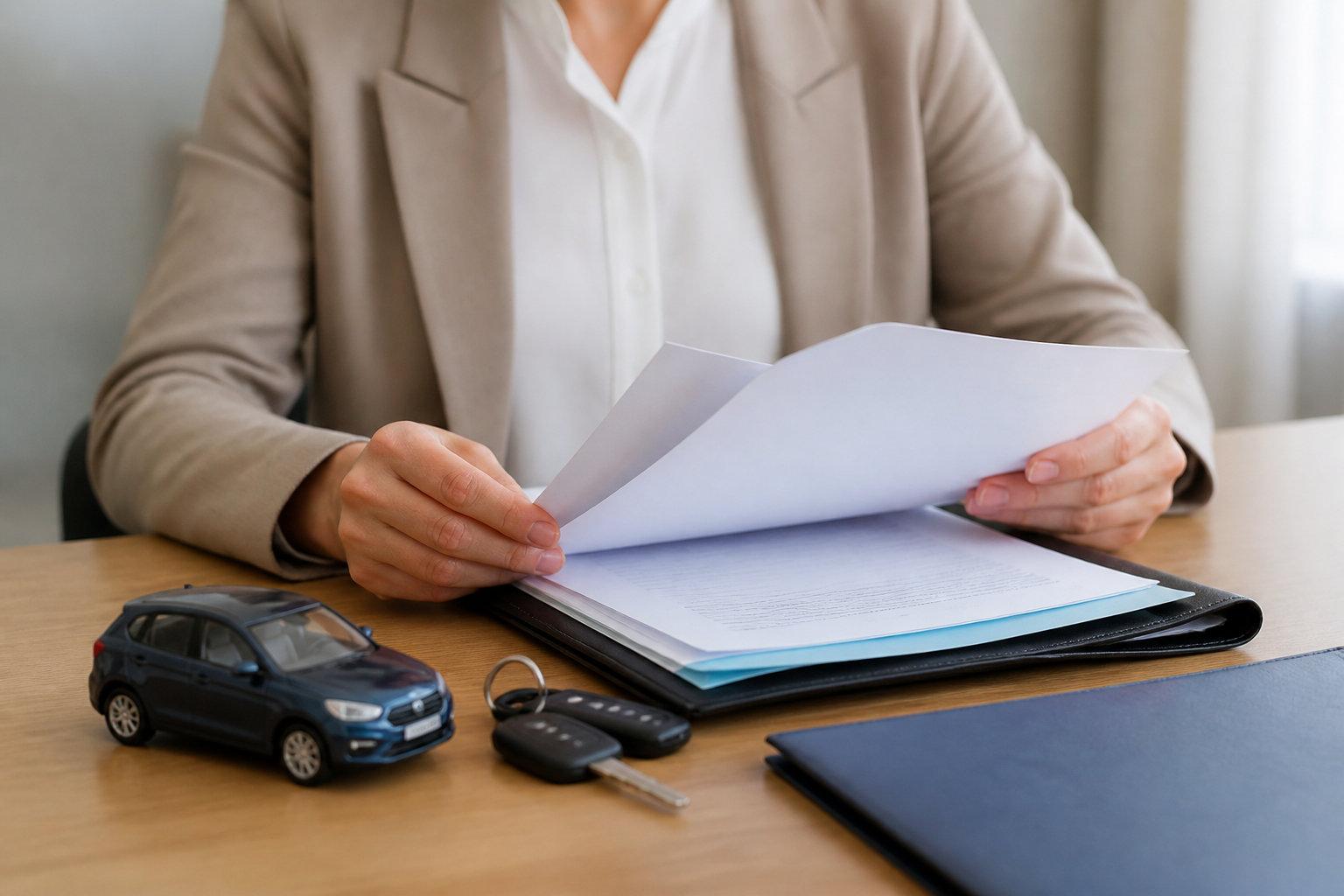 Documents requis pour assurer votre véhicule de location