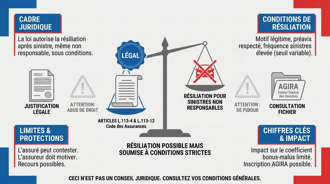 Documents juridiques et clés de voiture illustrant la résiliation d'assurance auto